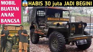 MOBIL JEEP BUATAN JOGJA HABIS 30juta an. JEEP WILLYS Handmade GT GARAGE MOBIL KARYA ANAK BANGSA