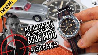 Ultimate Seiko 007 Rolex 6538 Submariner Mod + Squale Watch Giveaway