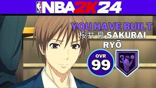 JJ REDICK BUILD???  NBA 2K24 RYO SAKURAI BUILD  KUROKO NO BASKET IN NBA 2K24