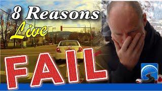 8 Reasons You Will Fail Your Drivers Test
