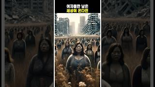 여자들만 남은 세상이 온다면