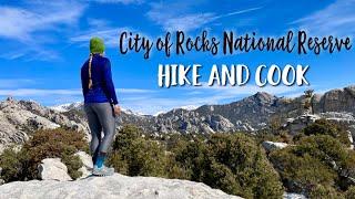 City of Rocks National Reserve in Idaho  Hike and Cook  Window Arch  Rock Formations 