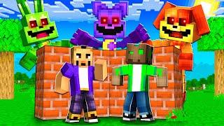 Construye para Sobrevivir a los SMILING CRITTERS en Minecraft