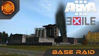 Arma 3  Exile Mod MGT - BIG BASE RAID Lots of EXPLOSIONS