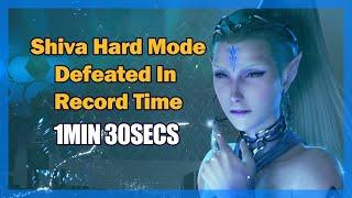 Final fantasy VII Remake Shiva Hard ModeRound 1  Easy Way Explained Defeated in Record Time *.*