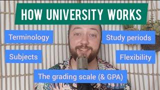 How does uni work in Australia? subjects GPA semesters terminology & degree structure