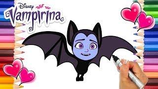 Vampirina Going Batty Coloring Page  Vampirina Coloring Book  Disney Jr. Printable Coloring Page