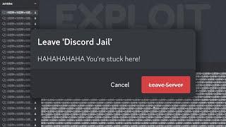 Try Leaving this Glitched Discord Server