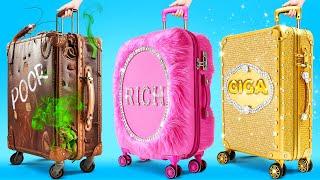 Rich vs Poor Parents On Vacation NEW Hacks To Travel Safe For Happy Kids BY 123 GO