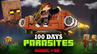 100 DAYS ON A ROCKET SOFA IN THE PARASITE APOCALYPSE IN MINECRAFT