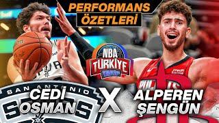 Cedi Osman X Alperen Şengün  Spurs X Rockets  Hazırlık Maçı -  4K 60fps