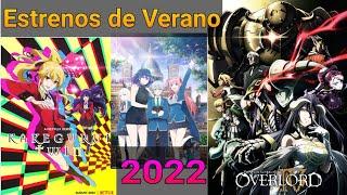 Estrenos de anime verano 2022