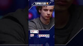 Flopping a FLUSH at EPT Paris  #EPTParis2023 #Flush