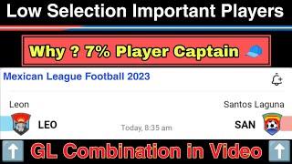 LEO vs SAN Dream11  Leo vs San Dream11 Team  Leo vs San Prediction  Mexican League Football 