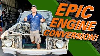 Shaun Whale’s epic Dirty 30 ENGINE CONVERSION - Is this the best diesel ever built? Interesting tips