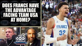 Does Team USA Have a Dangerous Test Facing France on Their Home Court?  THE ODD COUPLE