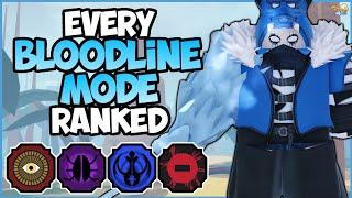 Every Bloodline Mode RANKED From TERRIBLE To UNSTOPPABLE  Shindo Life Bloodline Tier List