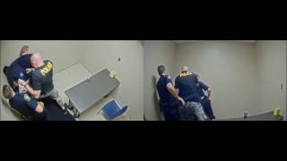 VIDEO Murder suspect tries to grab officers gun