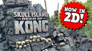 Skull Island Reign of Kong Removes 3D Glasses and Goes 2D at Universal Islands of Adventure