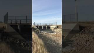 Water flows into the M1 Canal for the first time in 2017