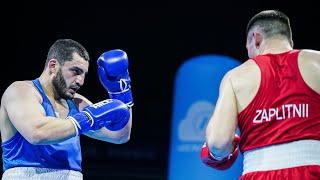 Narek Manasyan ARM vs. Andrei Zaplitni MDA European Boxing Championships 2024 QFs 92kg