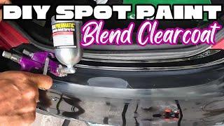 DIY GUIDE  Small auto paint repair and CLEAR COAT BLEND