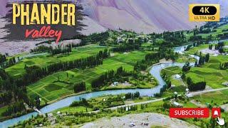 4k Drone View  Phander  Ghizer Valley  Gilgit-Baltistan  Road Guide