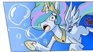 drowning is magic a my little pony underwater drowning comic by darkenrok