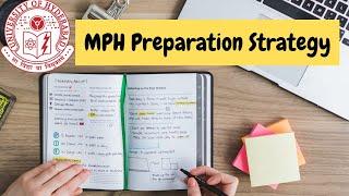 HOW TO PREPARE FOR  UNIVERSITY OF HYDERABAD MPH ENTRANCE #MASTERSINPUBLICHEALTH#