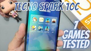 TECNO SPARK 10C  GAMING TEST  -  P4500 na Gaming Phone ?