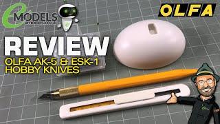 Product Review OLFA AK-5 & ESK-1 Hobby Knives
