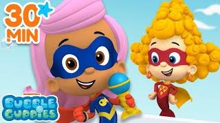 Every Time Super Guppies Saved The Day  30 Minute Compilation  Bubble Guppies