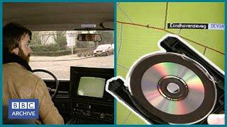 1986 COMPACT DISCS - The future of CAR NAVIGATION?  Top Gear  Retro Transport  BBC Archive