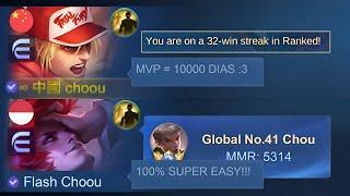 I MET TOP GLOBAL CHOU AND UNDERESTIMATE MY PAQUITO AND THIS HAPPENED... - Mobile Legends