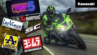 2013 Kawasaki ZX6R 636 Ninja Sound Akrapovic Arrow LeoVince SC project Yoshimura