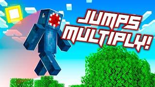 Minecraft But Jumping Keeps Multiplying...
