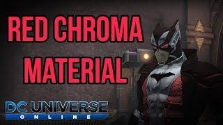 DCUO  Red Chroma Material