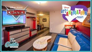 Disney World Art of Animation Cars Family Suite Tour Walkthrough  Walt Disney World Resort 2023
