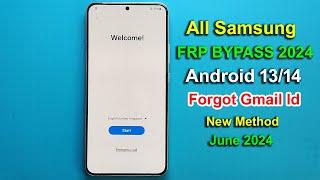 All Samsung Mobile Frp LockBypass 2024  Gmail Lock Remove Android 1314 New Method - 100% Work 