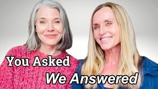 Answering YOUR questions...Fav Skin Care Staying Slim Over 60 HRT Romance and more