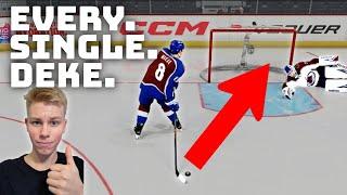 Become a DEKING WIZARD in NHL 24  ALL DEKES TUTORIAL How + WHEN to do