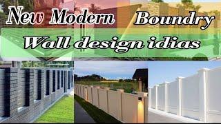 Modern Exterior wall design Best outer wall design idias 2024 modern boundry wall design