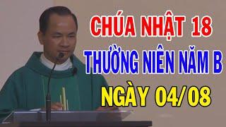 NGÀY 0408 CHÚA NHẬT 18 THƯỜNG NIÊN NĂM B - Bài Giảng Ý Nghĩa Của Lm Phạm Tĩnh  Lời Chúa Mỗi Ngày