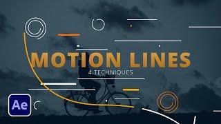 4 Line Motion Accent Graphic Techniques in After Effects  Tutorial