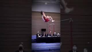 How does he execute this vault like that #edit #fy #capcut #asherhong #stanfordgymnast #teamusa