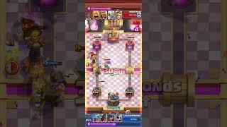 1 In a million moment Overtime Battle #clashroyale