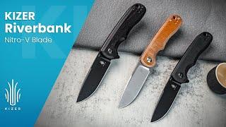 Kizer Knives New EDC Gear Riverbank 3 Vairants to Choose