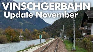 Update zur Vinschgerbahn vom 1. November 2023