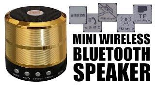 Mini Wireless Bluetooth Speaker ET-R887 I Bluetooth I AUX I FM I Memory Card I USB