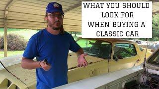 What to Look For When Buying a Classic Car